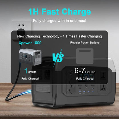 1800W Solar Generator – Portable Backup Power Station