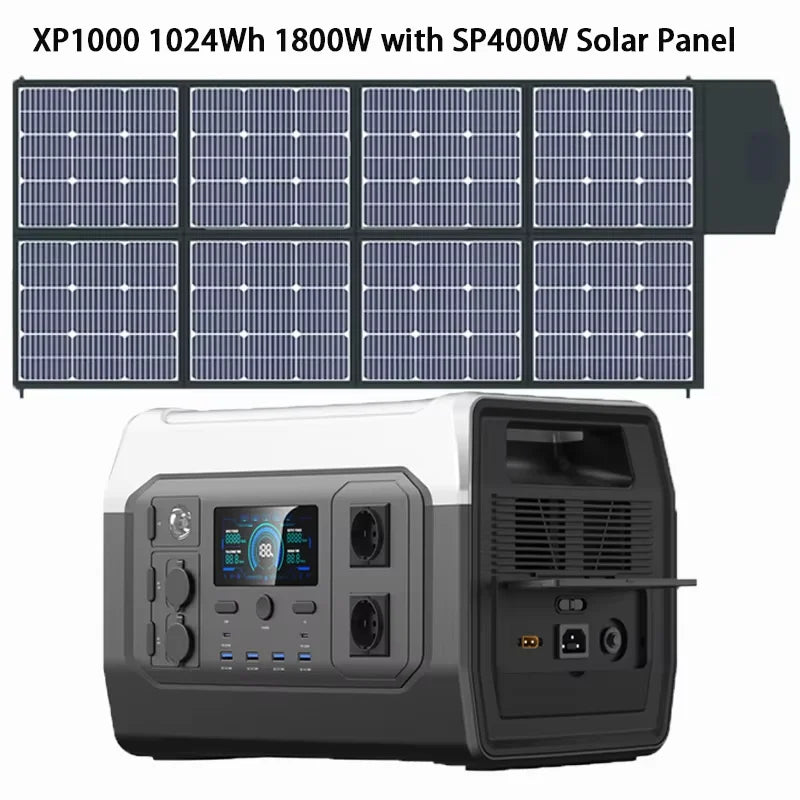 1800W Solar Generator – Portable Backup Power Station